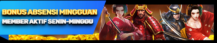 BONUS ABSENSI MINGGUAN MEMBER AKTIF