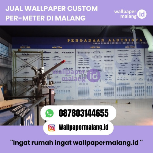 Jual wallpaper custom per meter di malang
