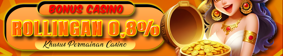 AROMA4D Bonus Rollingan Casino 0,8%